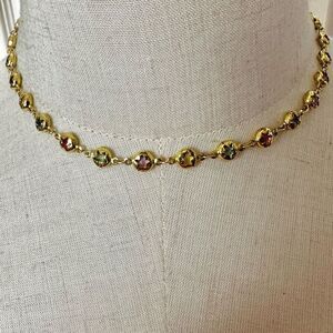 Raw and Rebellious star choker necklace